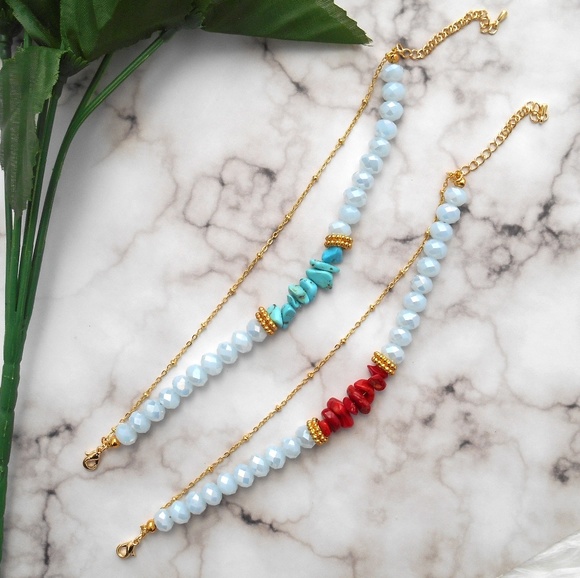 🆕️ Gemstone Chip Bracelet - Picture 3 of 8